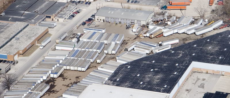 aerial view of our site